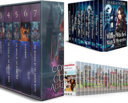 Cozy Mystery Book Series You Need cover photo collage