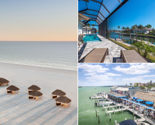Marco Island, Florida cover photo collage