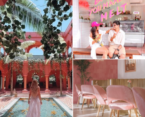 Pink Spot in Bali 🦩🦩 cover photo collage