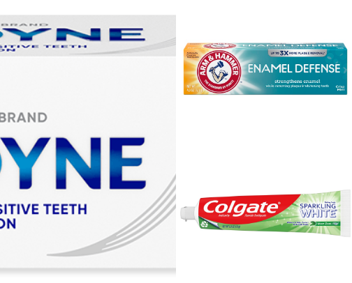 Toothpaste cover photo collage