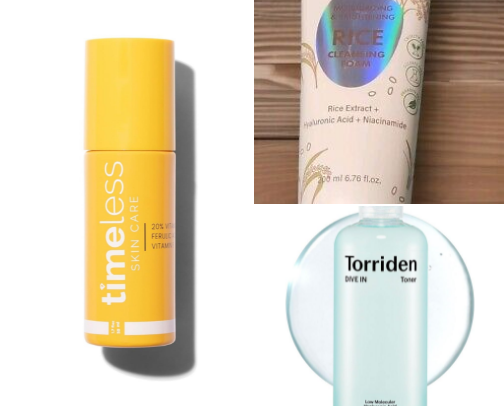The Glow up Skincare cover photo collage