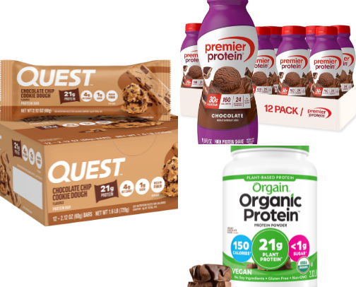 High-Protein Snacks My Fitness Friends Swear By 💪 cover photo collage