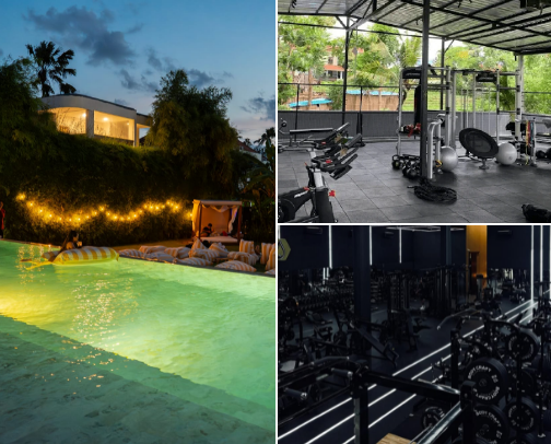 My Favorite Gyms & Fitness Spots in Canggu, Bali cover photo collage
