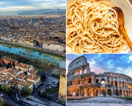 Italian Dream Trip cover photo collage