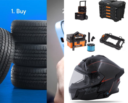Handy tools and items suitable for men cover photo collage