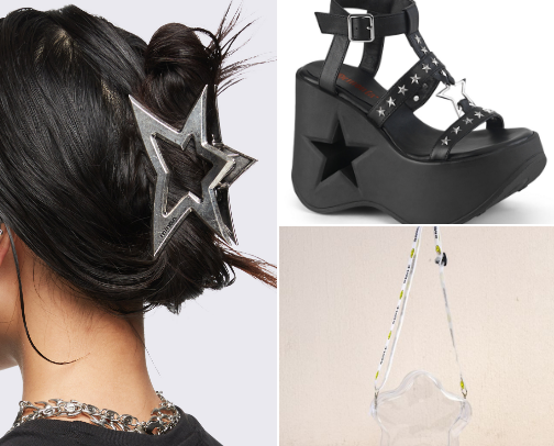 clothes and accessories to turn you into a star girl (or boy) ੈ✩‧₊˚ cover photo collage