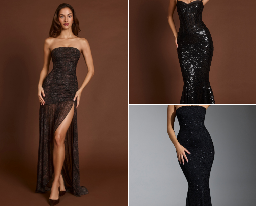 LBD (little black dress) cover photo collage