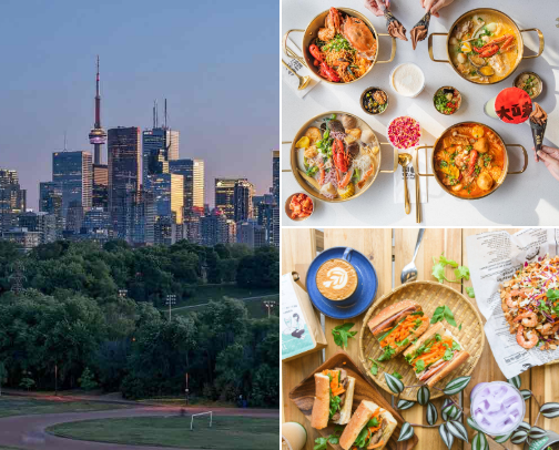 my fav Toronto food spots 🍁 cover photo collage
