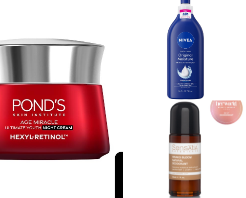 Skincare, Bodycare, Haircare &  Make Up cover photo collage