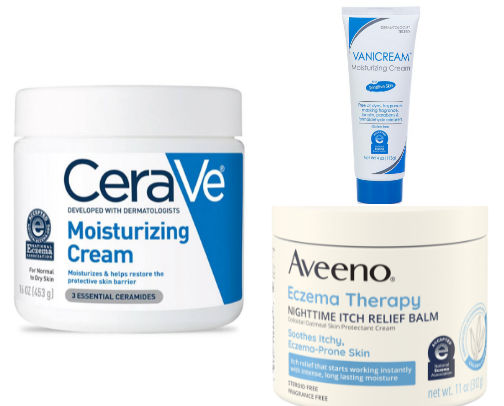 Favorite lotions/creams/oils cover photo collage