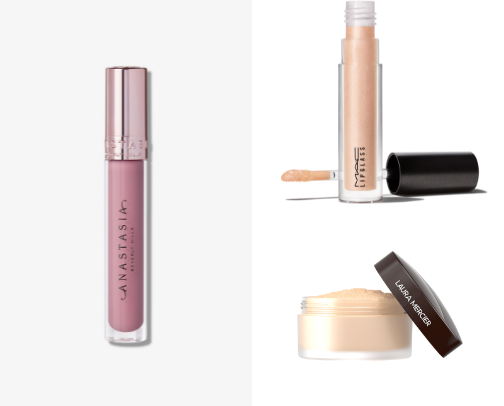 Tried and true makeup products cover photo collage