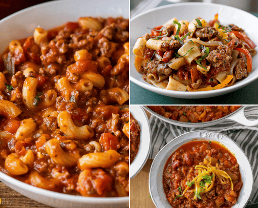 Favorite meals to make cover photo collage