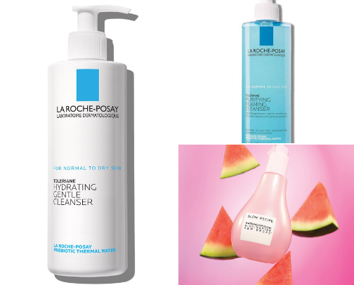 skincare for glass skin 🧴 cover photo collage