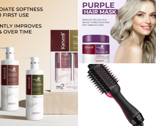 Hair care days 🧖‍♀️ cover photo collage