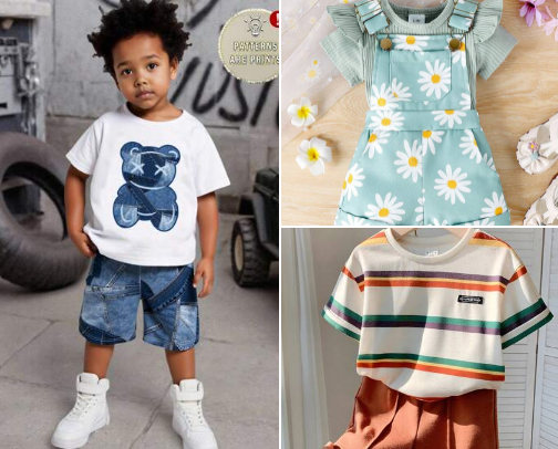 Trendy Back To School Fits Your Kids Will Love (Toddler  Edition) cover photo collage