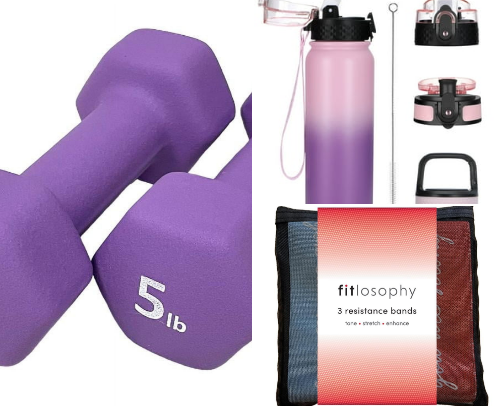 Workout essentials cover photo collage