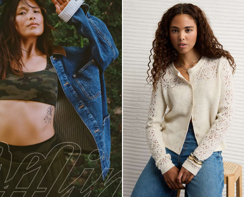 Aerie Street trouser cover photo collage