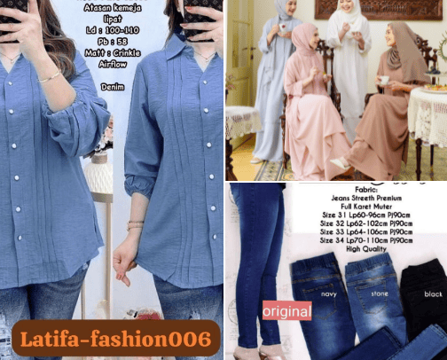 fashion wanita terkini terkece.. viralll.. cover photo collage