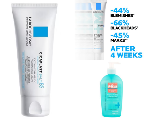 combination/normal skin skincare cover photo collage