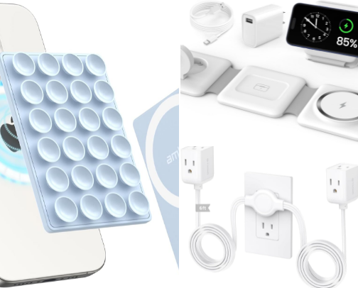 Functional iPhone Accessories: Screen Protector, MagSafe®, Charging cover photo collage