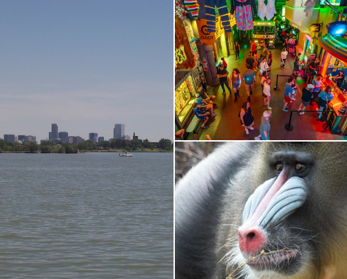 Outdoor activities cover photo collage