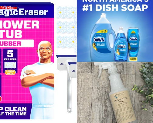 Go to cleaning supplies cover photo collage