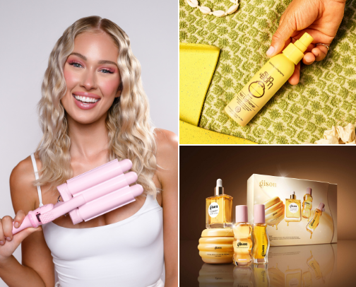 BEACHY GIRL hair essentials cover photo collage