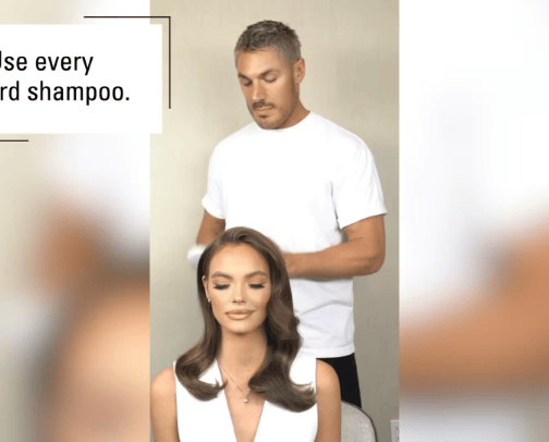 Hair care cover photo collage