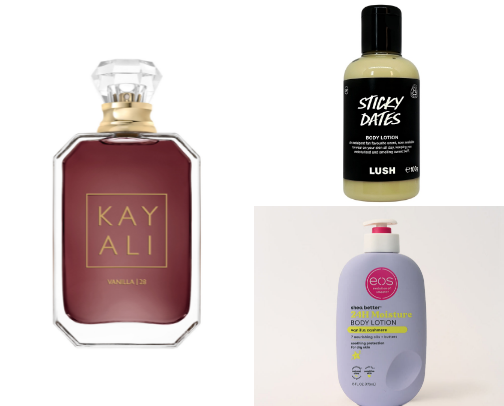 Perfume, lotion, and body mists recommendations cover photo collage