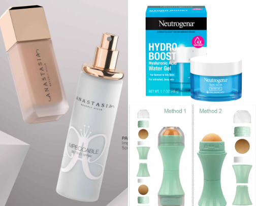 Beauty finds for oily skin cover photo collage