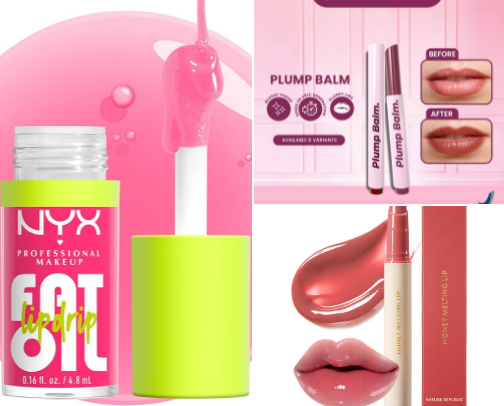 Plumpy Lips ! 💋 cover photo collage