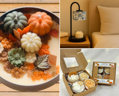 Christmas Gifts for the One Who Thinks Every Day Deserves a Candle cover photo collage