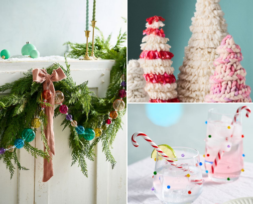 ✨Whimsical Christmas Decor at Anthropologie✨ cover photo collage