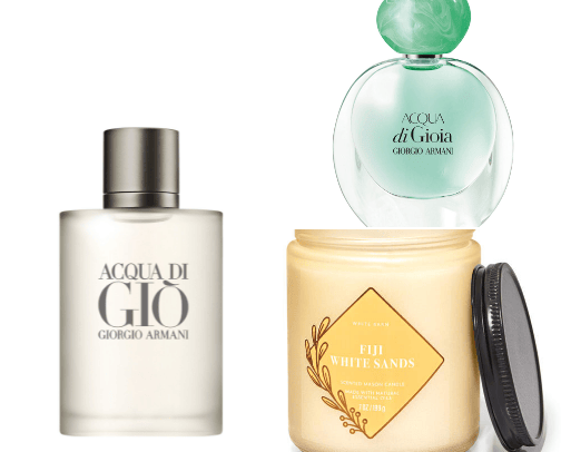 Perfumes & colognes cover photo collage