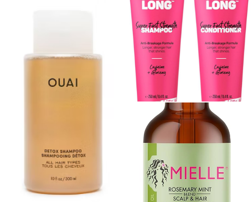 haircare faves 💇🏻‍♀️ cover photo collage