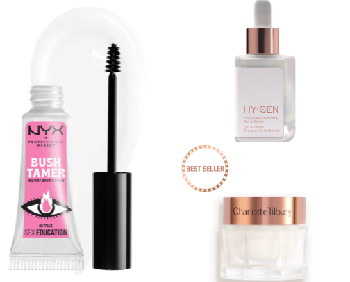 Glowy Makeup Look cover photo collage