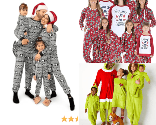 Matching Pajamas Season cover photo collage