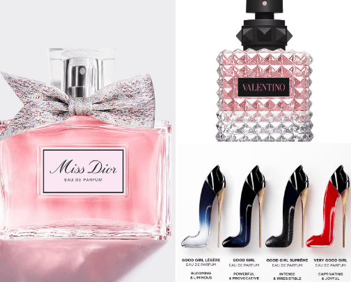 Fragrances that turn everybody's heads💛 cover photo collage