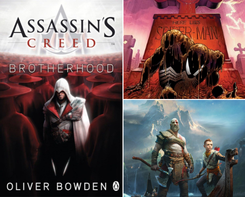 BOOKS & COMICS cover photo collage