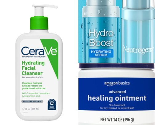Dry climate skincare and hair care I rebuy cover photo collage