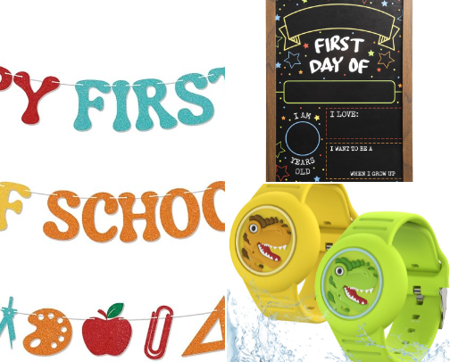 FIRST DAY OF SCHOOL ESSENTIALS #firstdayofschool cover photo collage