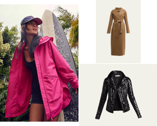 Outerwear cover photo collage