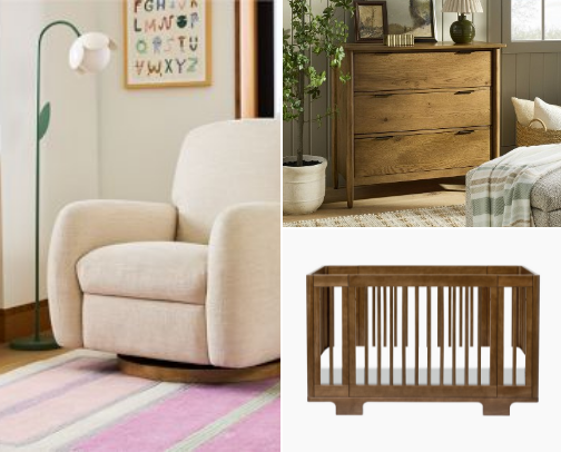 modern neutral nursery cover photo collage