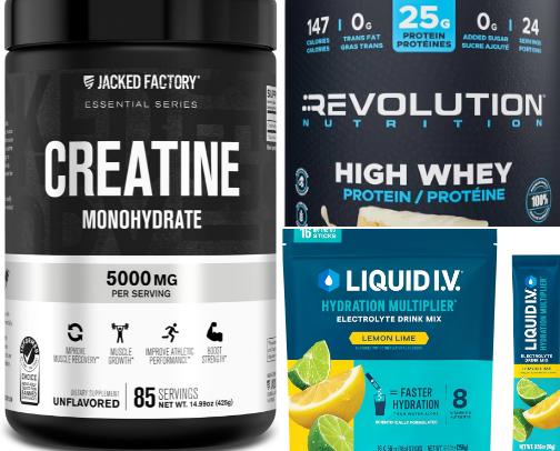 Budget Friendly Gym Girl Starter Pack cover photo collage