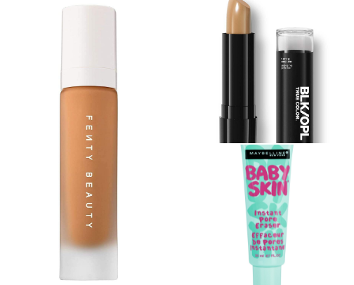 Makeup for combination skin cover photo collage