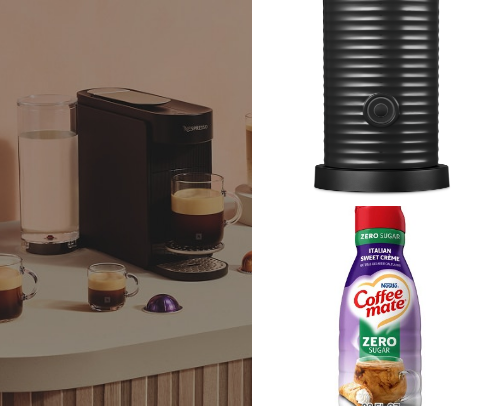 my simple morning coffee routine (nespresso setup) cover photo collage