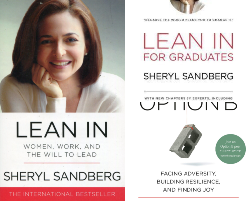 Lean In: Women, Work, and the Will to Lead Reading Companions cover photo collage