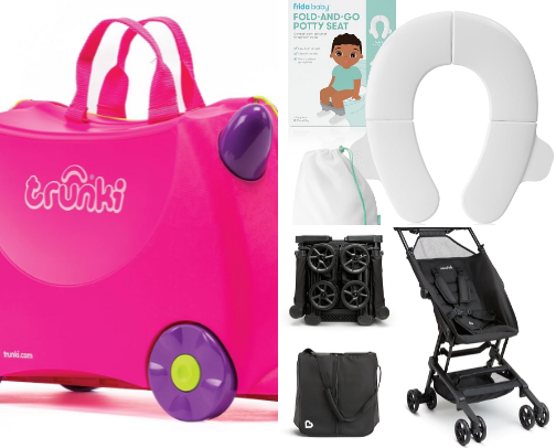 Toddler Travel Essentials That Saved My Sanity cover photo collage