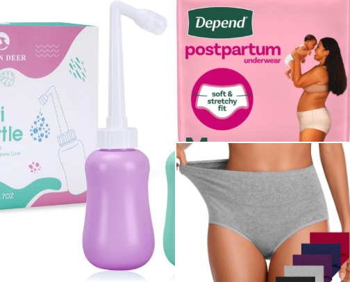 What Got Me Through the First 2 Weeks After Birth cover photo collage