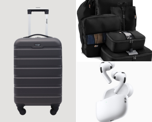 Travel necessities by a pilots wife cover photo collage